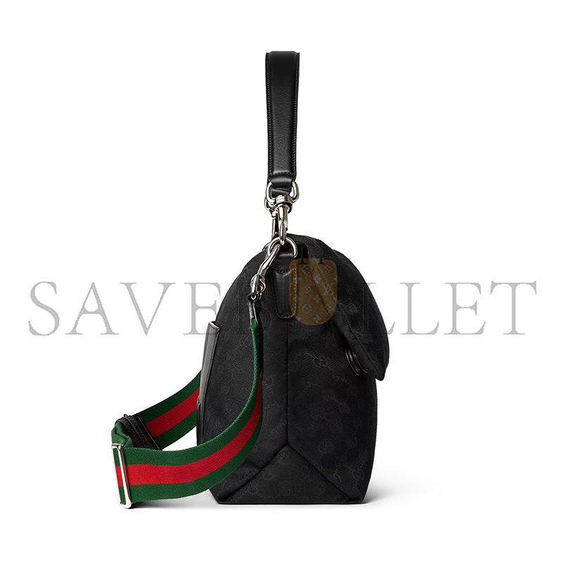 G*u*i medium gg crossbody bag with web 821616 (36*25*12cm)
